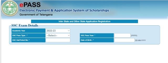 Ts ePass Scholarship Official Website
