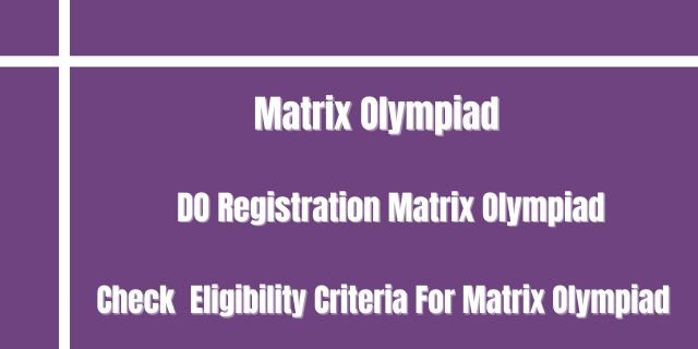 Matrix Olympiad