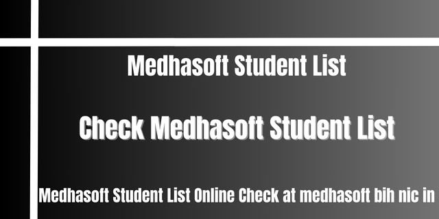Medhasoft Student List