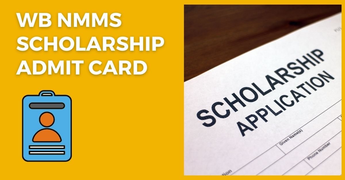 WB NMMS Scholarship Admit Card