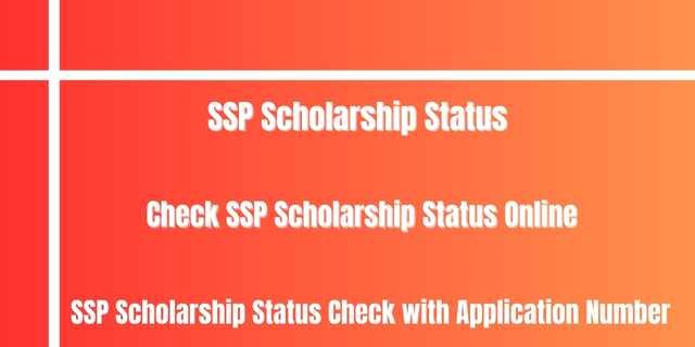 SSP Scholarship Status
