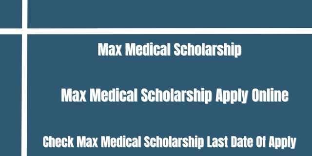 Max Medical Scholarship